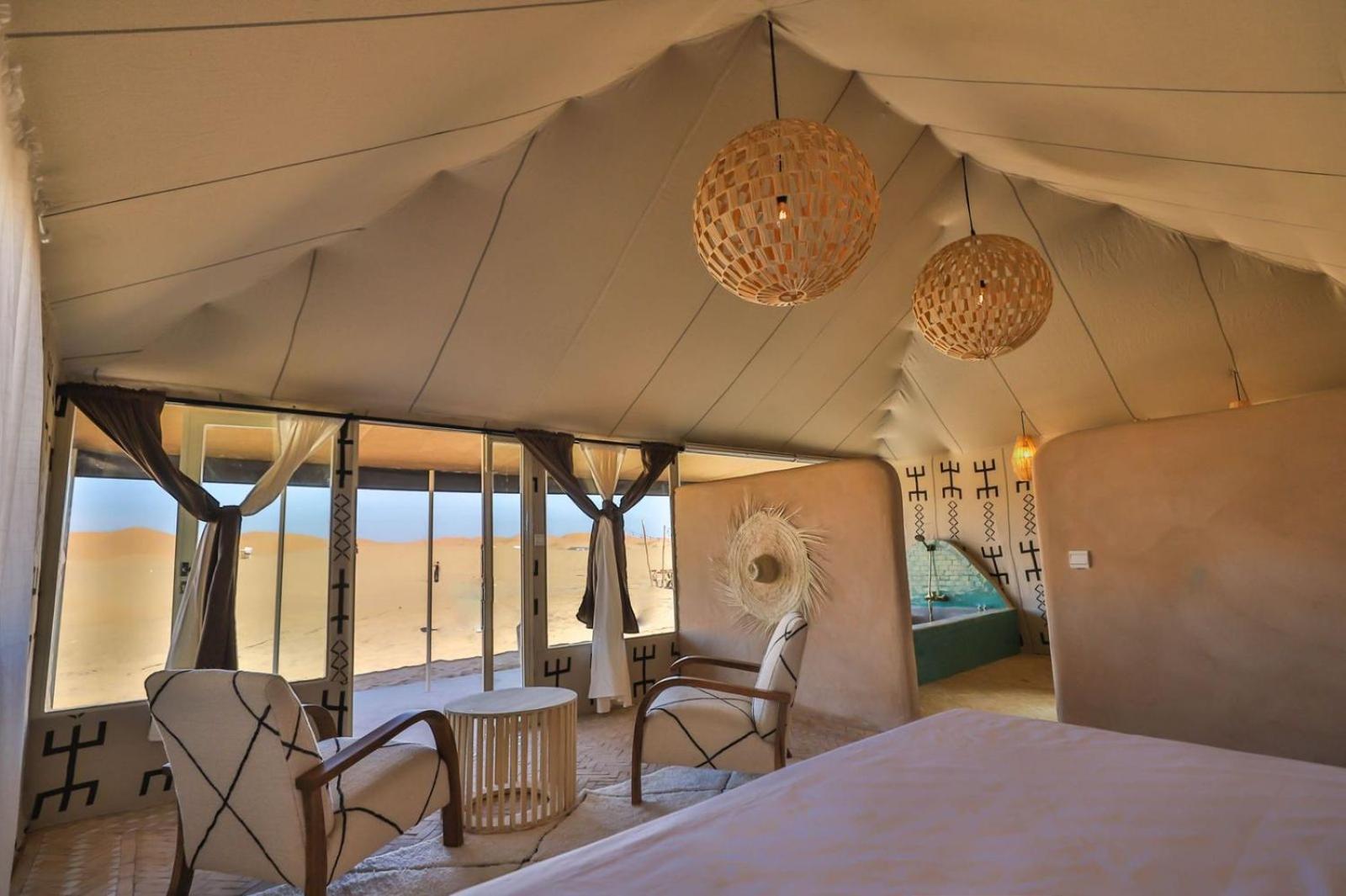 Aiour Luxury Camp Hotel Merzouga Bagian luar foto